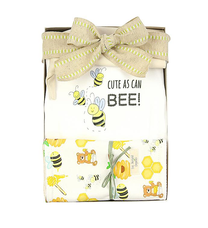 I've Arrived Organics Baby Gift Box Bumble Bee