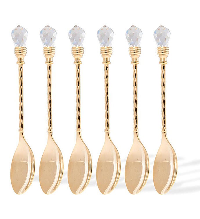 Spoons   Gold Plated by Matashi  Set of 6