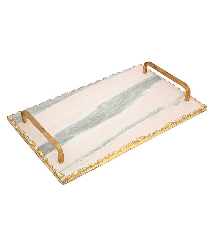 Pink Marble Serving Board
