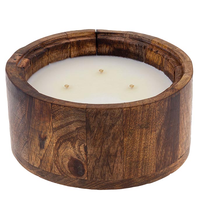 Tahoe Wood Candle   3 Wick