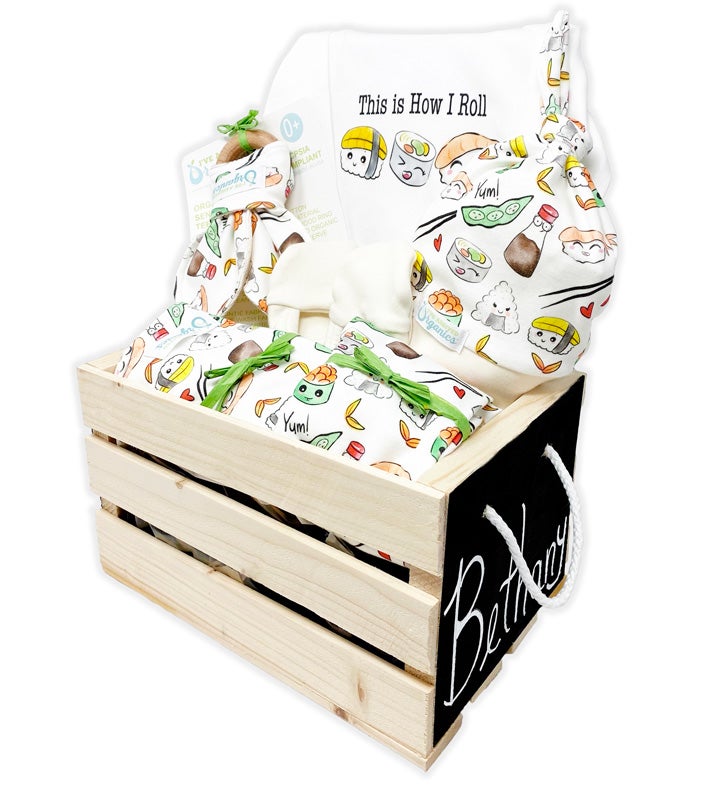 Sushi "This is How I Roll" Gift Basket