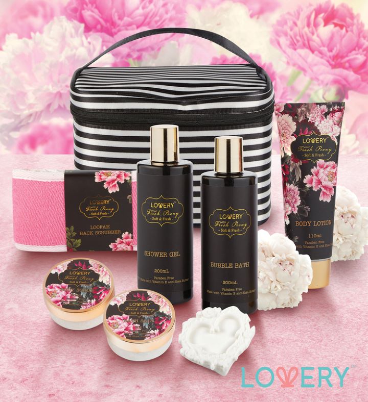 Fresh Peony Bath & Body Spa Set