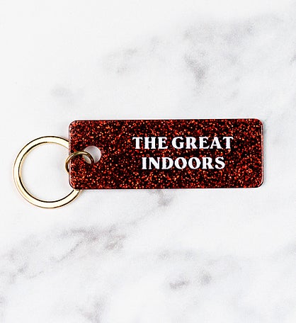 THE GREAT INDOORS KEYCHAIN