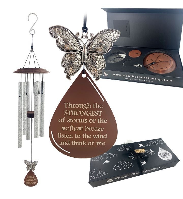 Listen To The Wind Memorial Teardrop Wind Chime