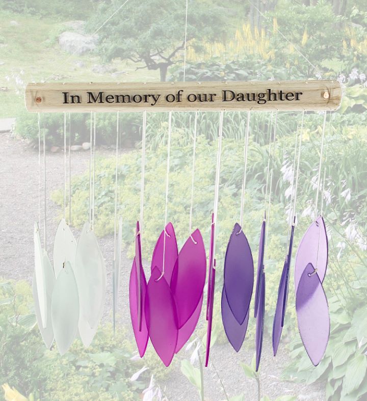 In Memory Of Our Daughter Stained Glass Sun Catcher