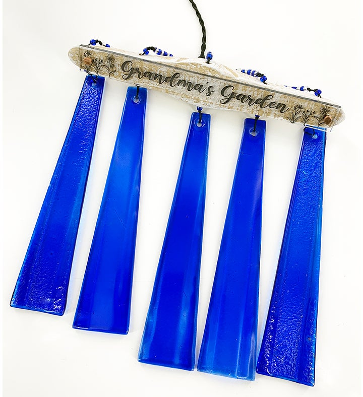 Grandma's Garden Suncatcher Wind Chime Gift Set