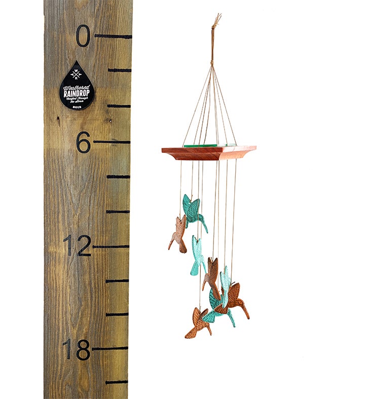 Memorial Hummingbird Wind Chime Sympathy Garden Gift