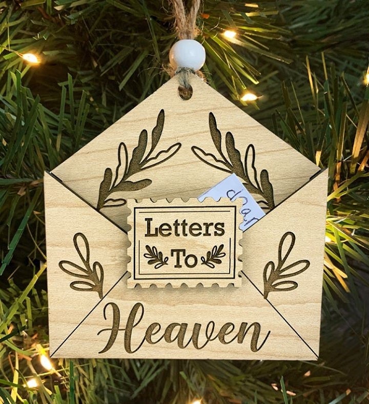 Letters To Heaven Remembrance Envelope Ornament