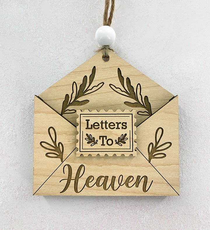 Letters To Heaven Remembrance Envelope Ornament