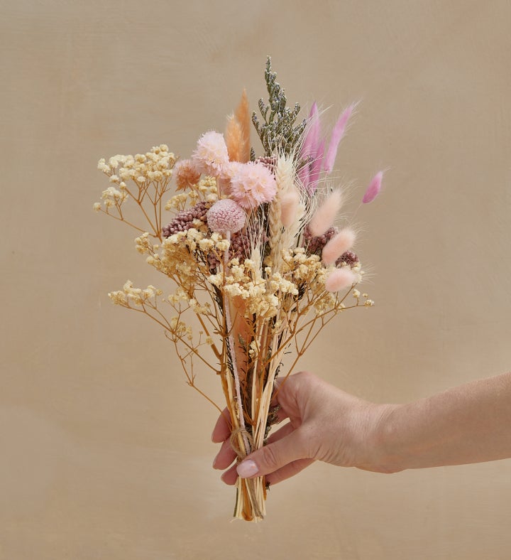 Pink Small Dried Flower Bouquet