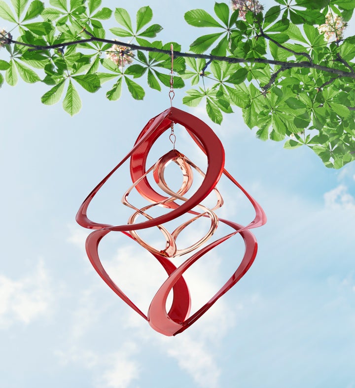 Cosmix Double Red Wind Spinner - 14”
