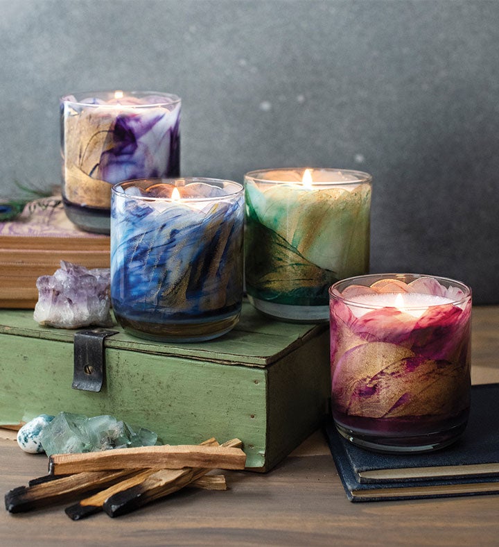 Northern Lights Meditation Candles