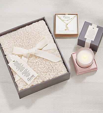 Personalized Bride Presents Heart Box, Velvet White Cream Robe
