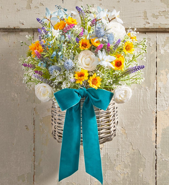 Wildflower Door Basket