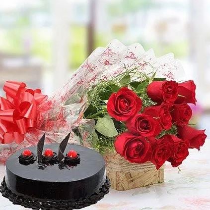 Chocolatey Delight With Fragrance Flower