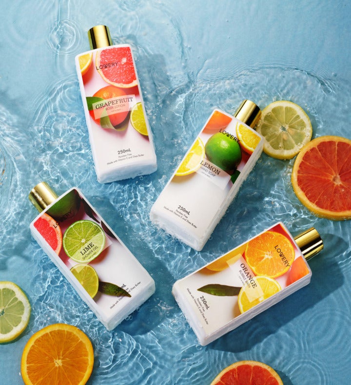 Bath Gift Baskets For Men - Citrus Spa Set