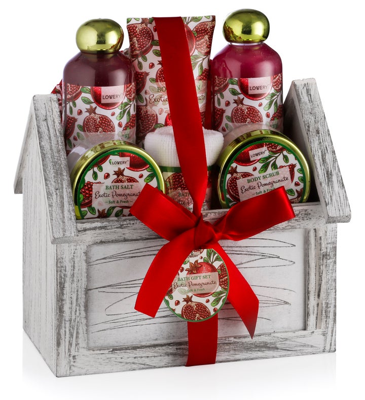 Exotic Pomegranate Bath Gift Set   8pc
