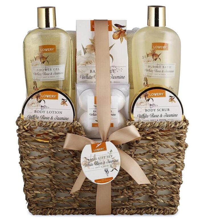 White Rose & Jasmine   11 Pc Bath & Body Gift