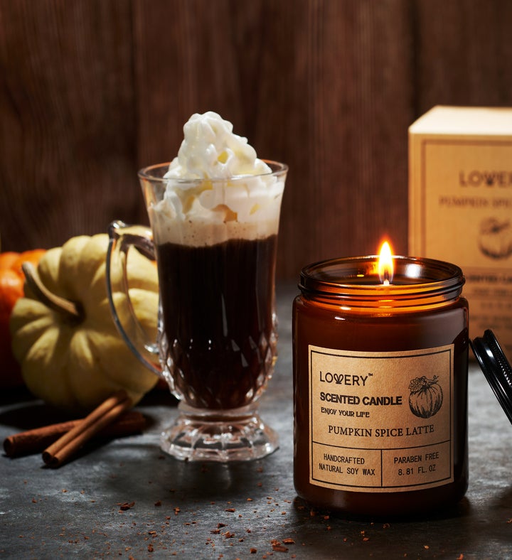 Pumpkin Spice Latte Candle Gift Set, 9oz