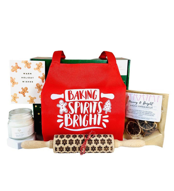 Baking Spirits Bright, Christmas Gift Box