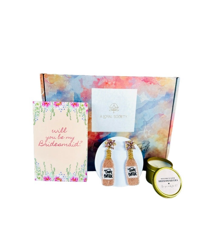 Pop the Bubbly Bridesmaid Proposal Spa Gift Box