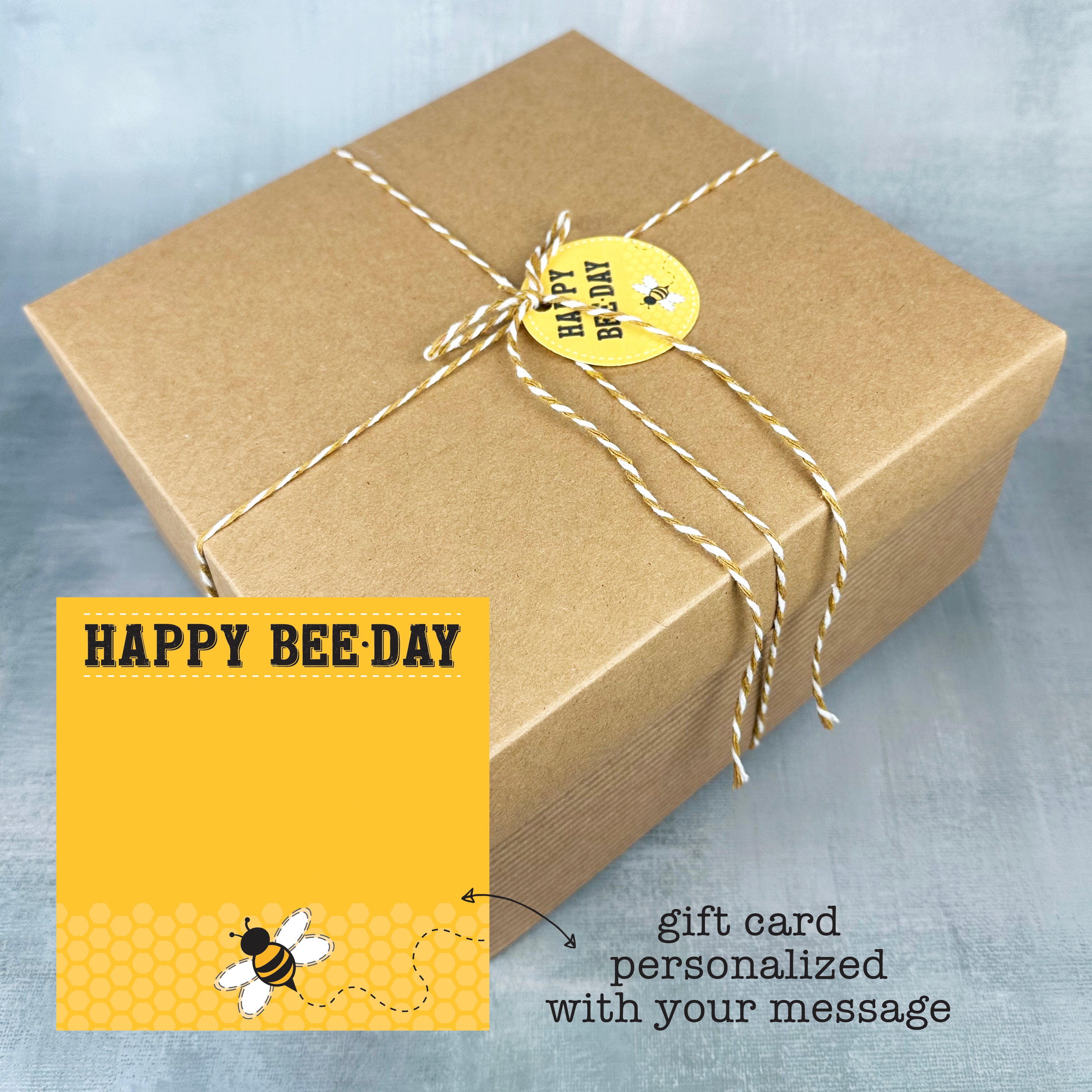Happy Bee Day Succulent Spa Gift Bo