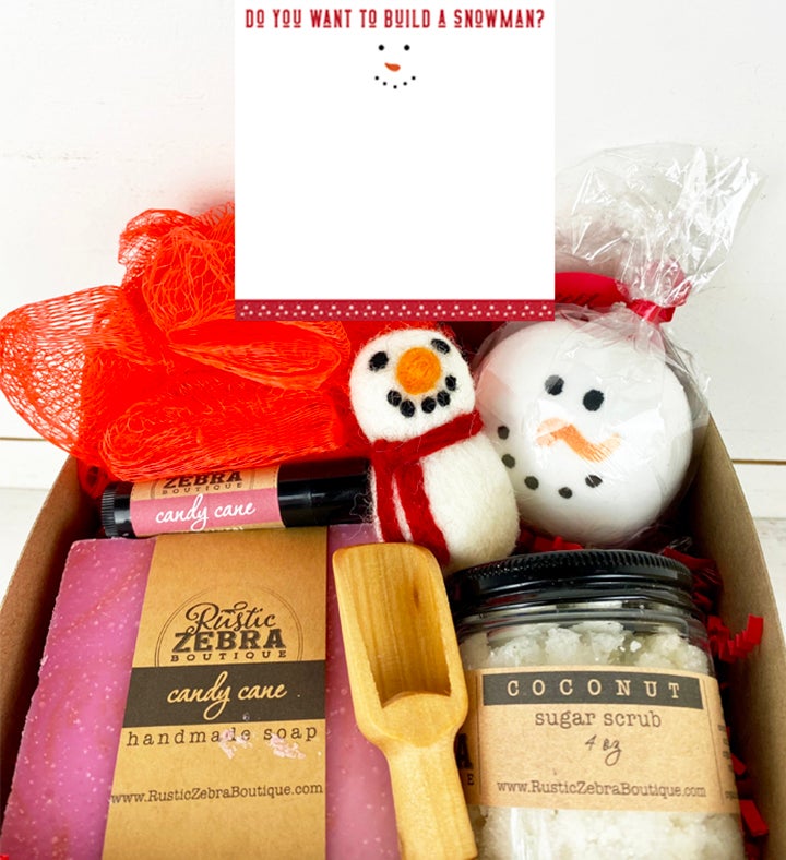 Snowman Spa Gift Box