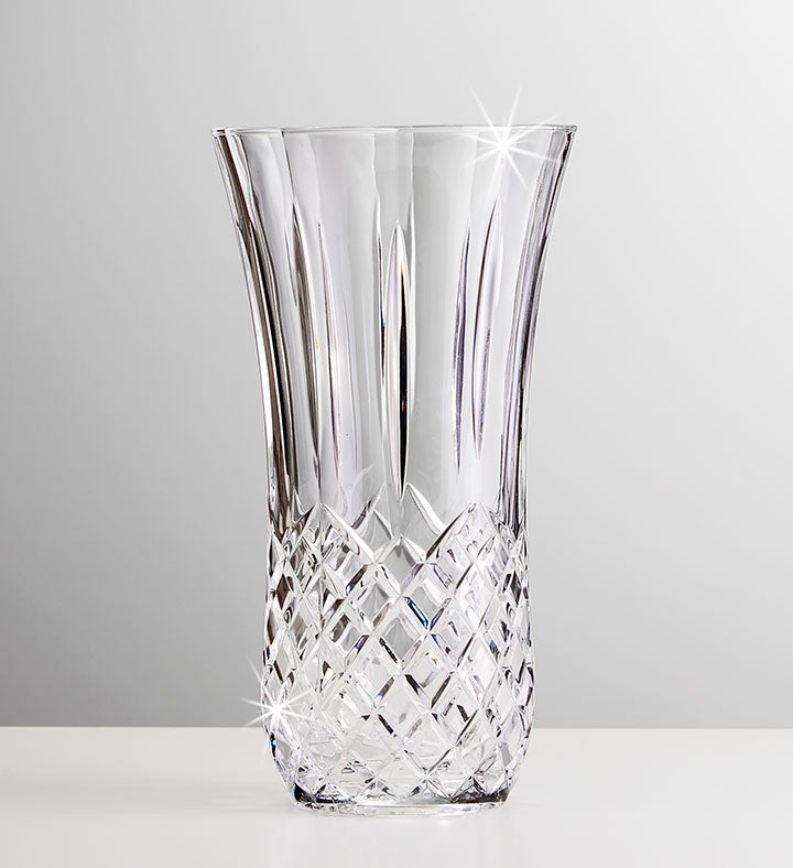 Two Dozen Red Roses with Luxury Posh™ Vase