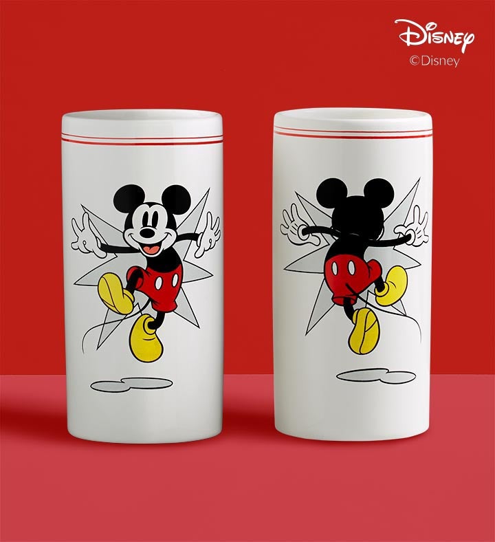 Disney Mickey Mouse Vase with Assorted Roses, 24 Stems