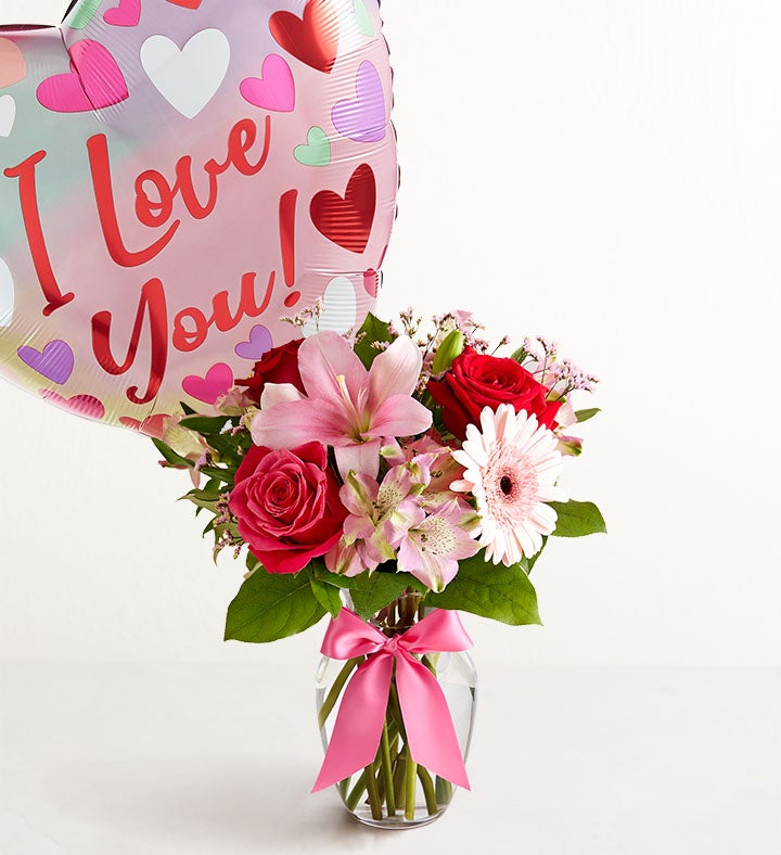 Fields of Europe® Romance with Jumbo Love Balloon