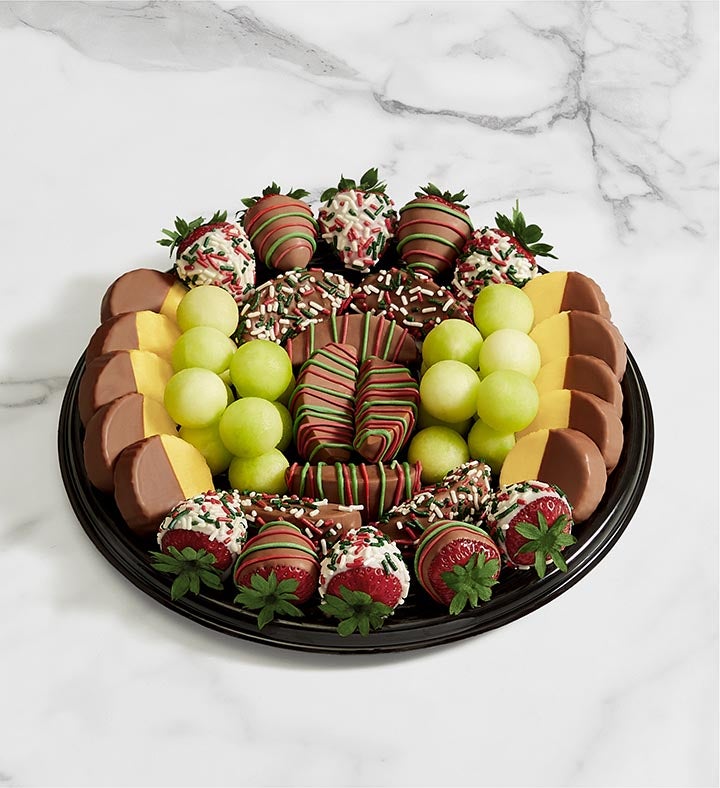 Holiday Dipped Fruit Platter
