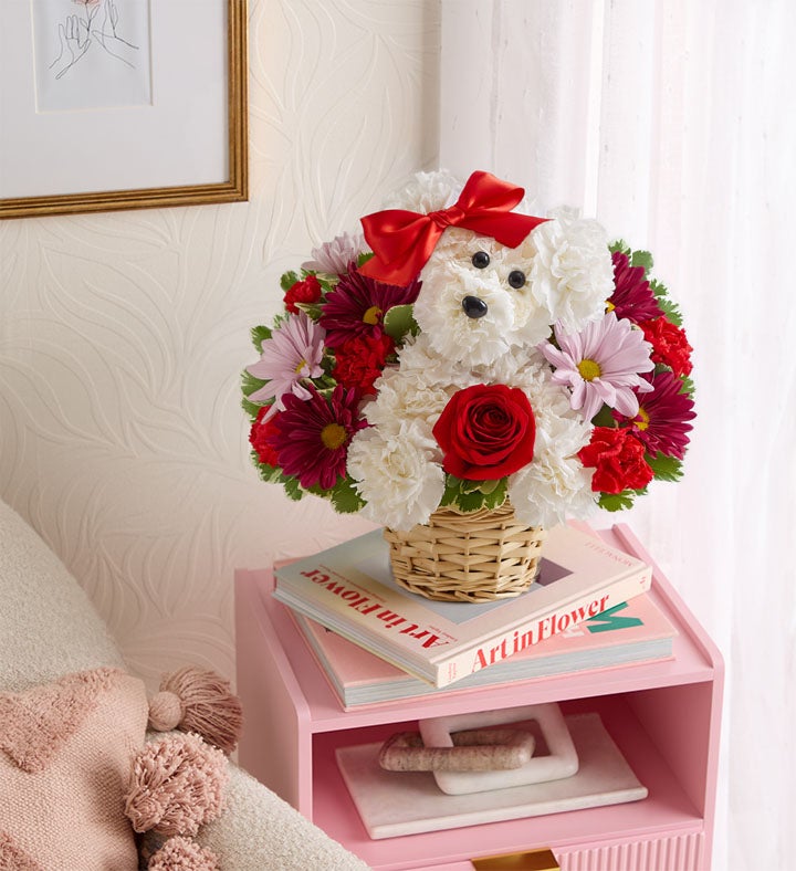 Love Pup™ Arrangement | 1800Flowers.com