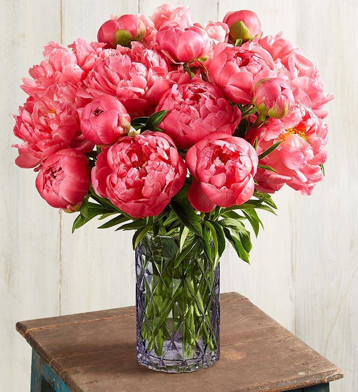 Charming Coral Peony Bouquet™