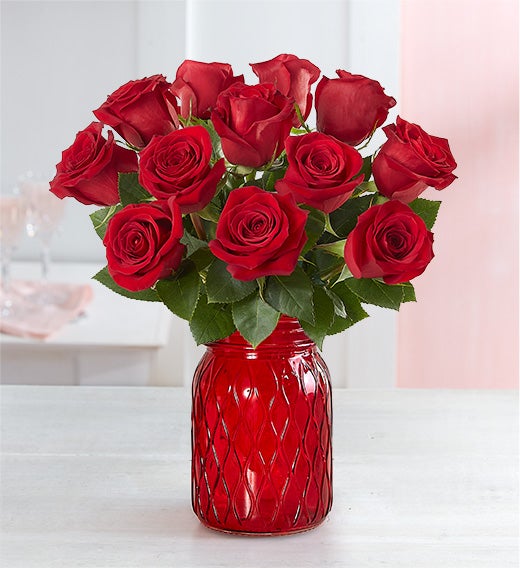 Dozen Roses Bouquet | Dozen Roses Delivered | 1800Flowers