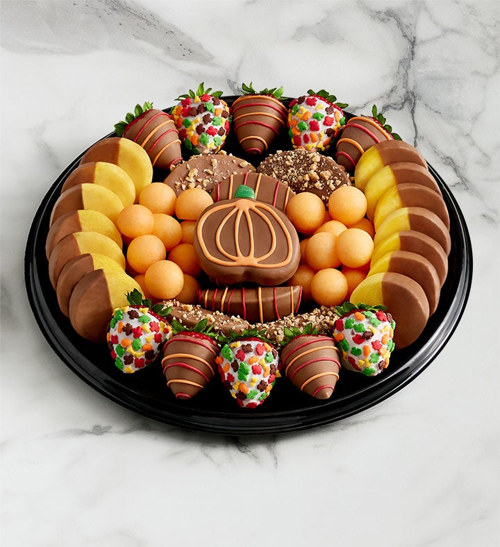 Perfectly Plated™ Fall Dipped Fruit Platter