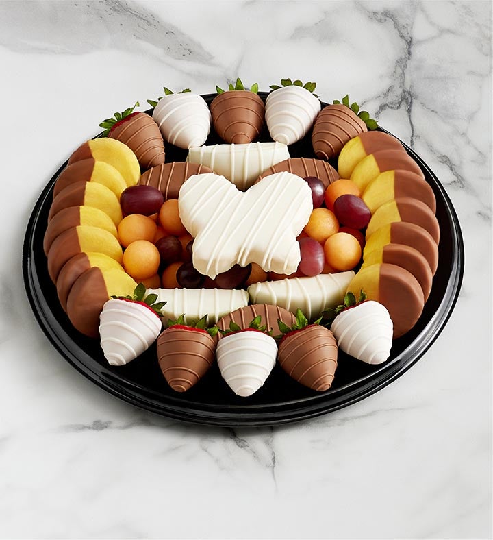 Perfectly Plated™ Dipped Fruit Platter for Sympathy