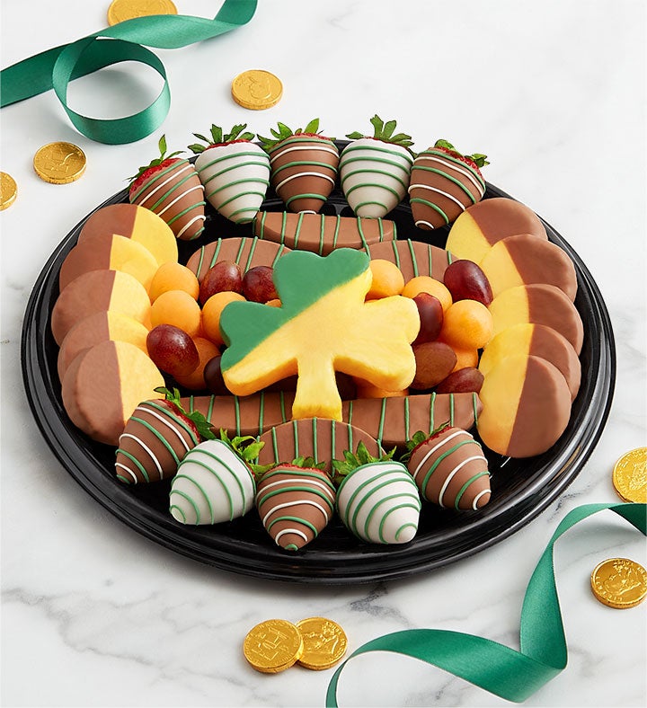 Perfectly Plated™ St. Pat's Dipped Fruit Platter