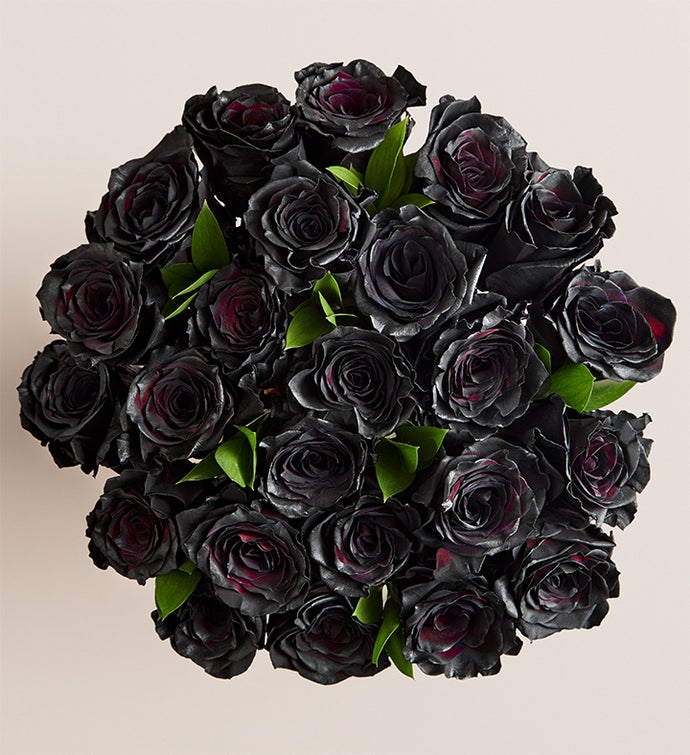 New Moon Black Roses™ with Chocolate