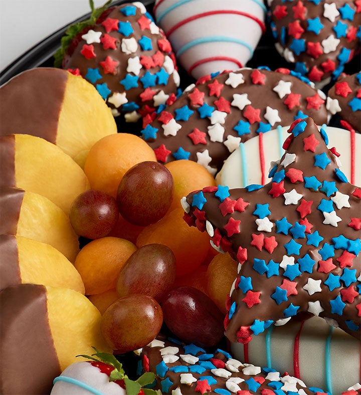 Perfectly Plated™ Americana Dipped Fruit Platter