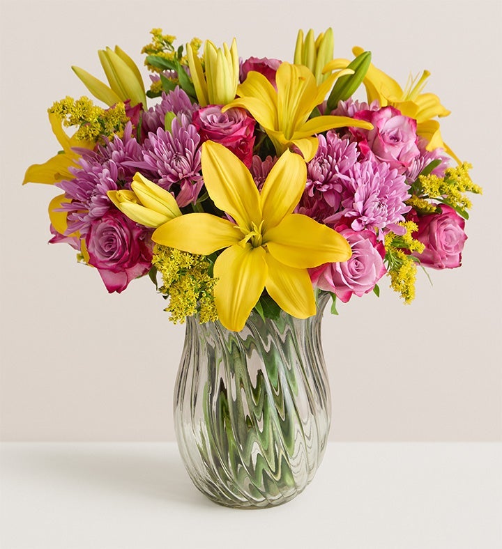 Sunshine Serenade Bouquet + Free Vase