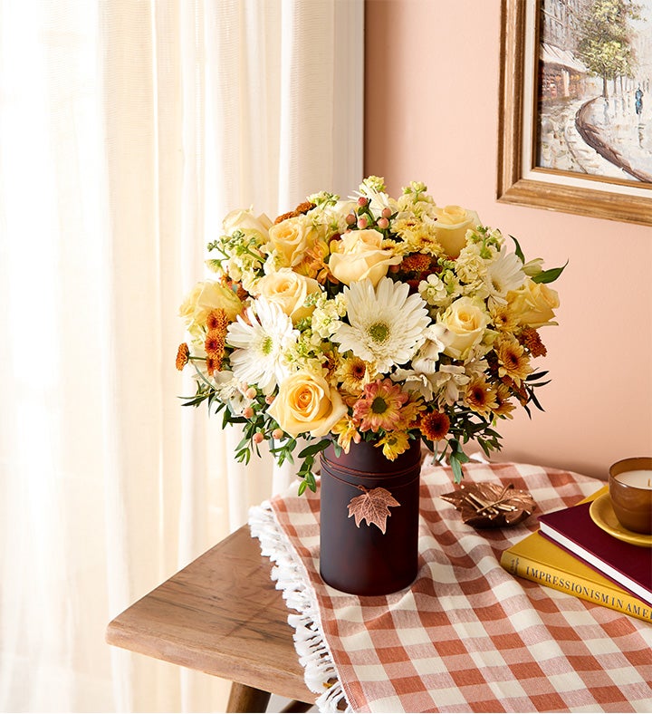 Fall Into Autumn™ Bouquet + Free Vase