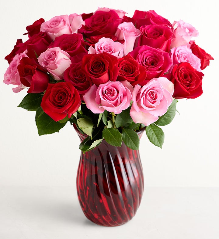 Deluxe Enchanted Rose Medley Bouquet, 36 Stems