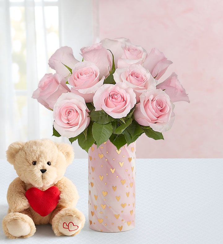 Precious Pink Roses, 12 Stems