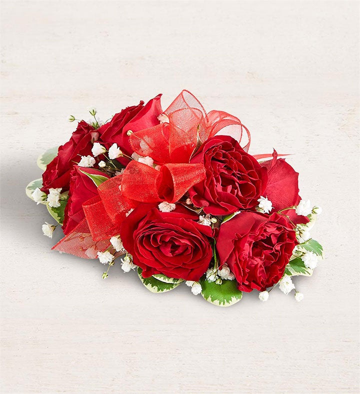 Red Spray Rose Corsage