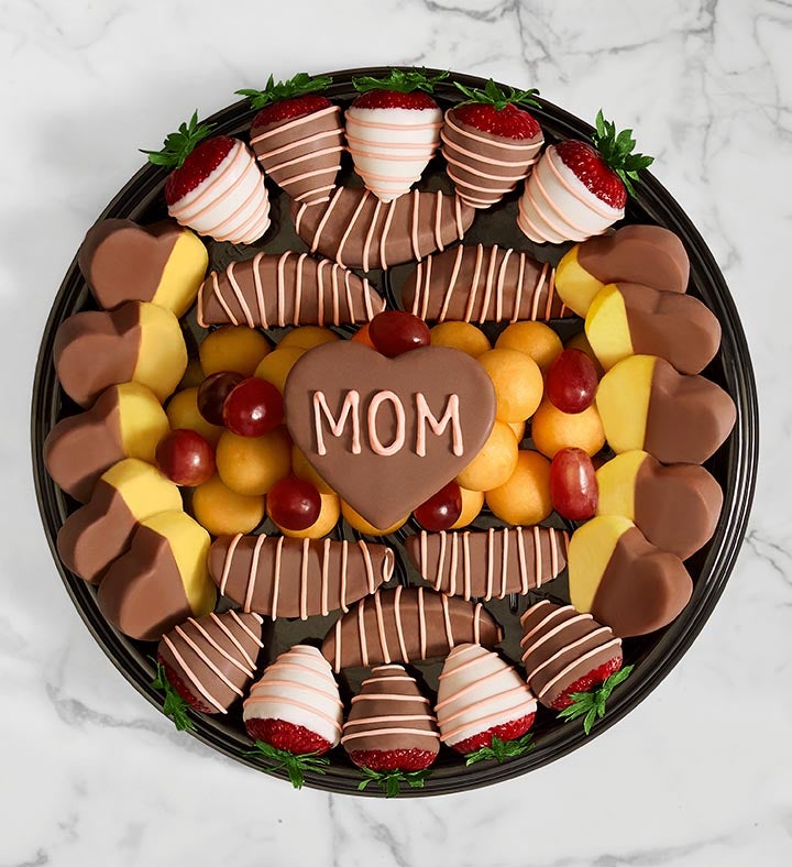 Dipped Fruit Platter for Mom