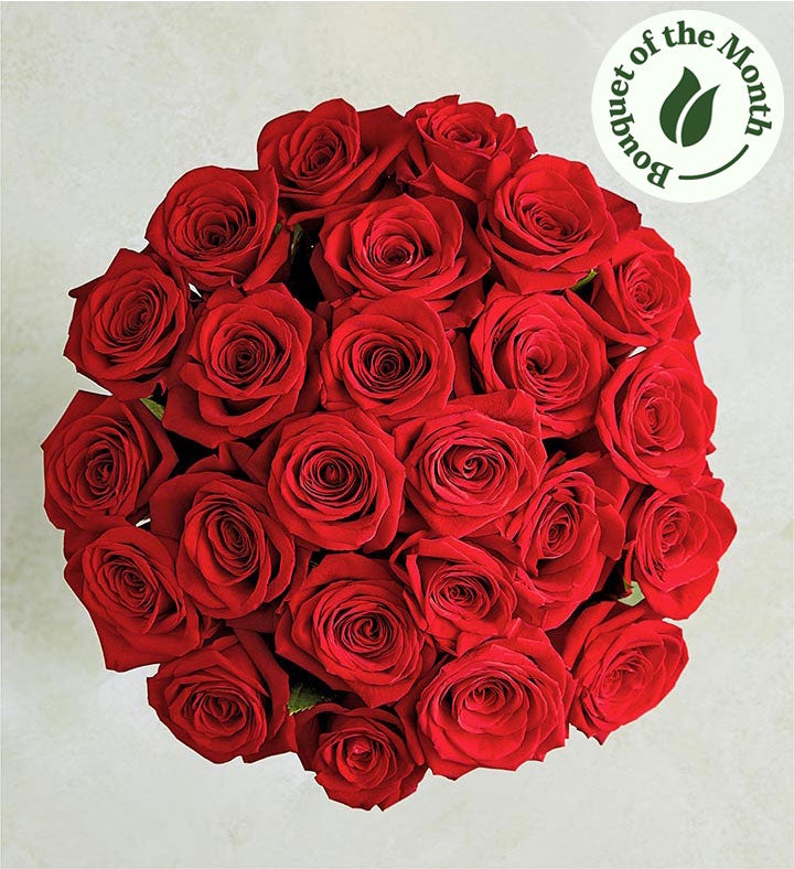 Bouquet of the Month: Two Dozen Red Roses
