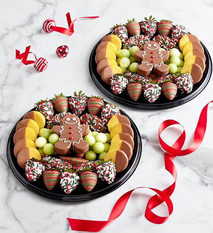 Holiday Dipped Fruit Platter