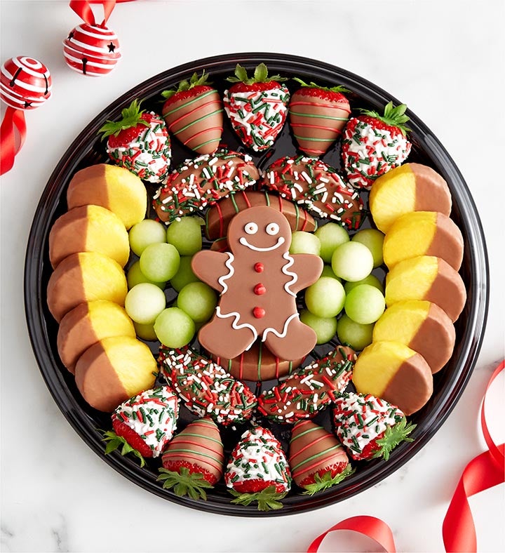 Holiday Dipped Fruit Platter