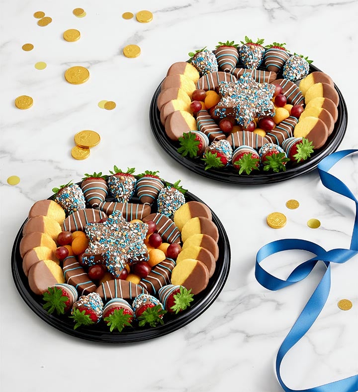 Hanukkah Dipped Fruit Platter