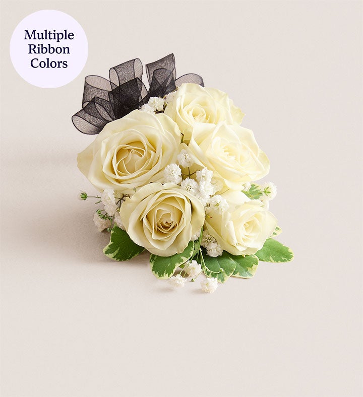 【AAKE】CORSAGE MINI OPS White Spray Rose Corsage